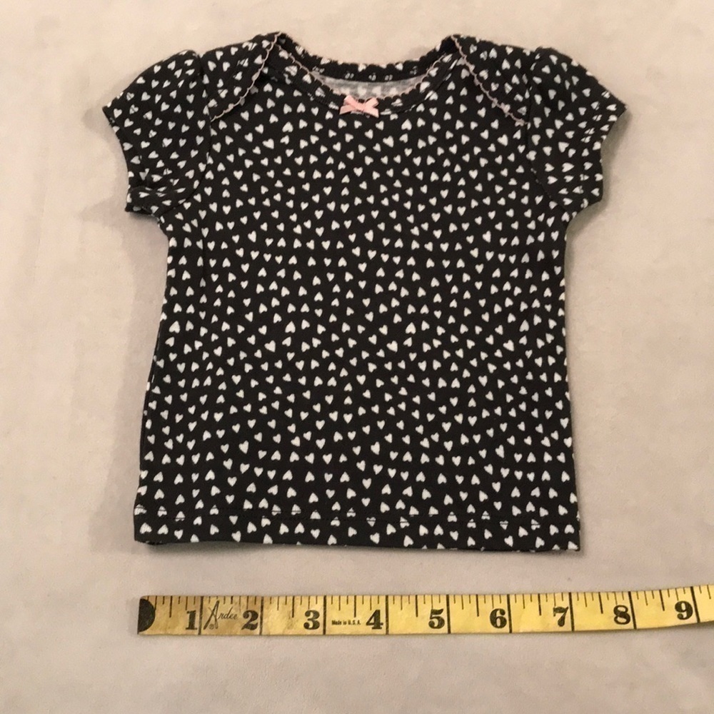 CARTER’S NEWBORN T-SHIRT (HEARTS) - Picture 5 of 5